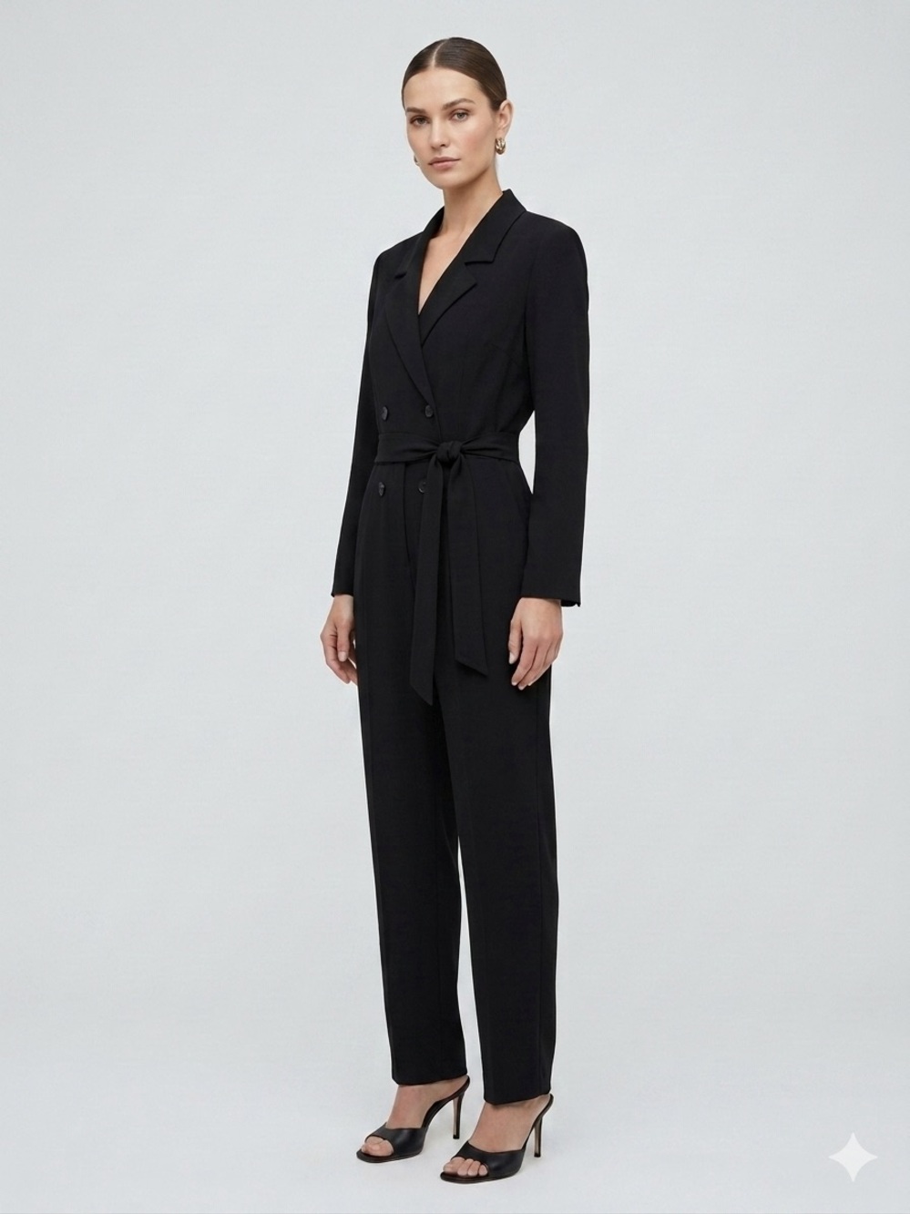 NWT Rare Gaffer and Fluf Black Belted Jumpsuit| Discontinued Style| S
